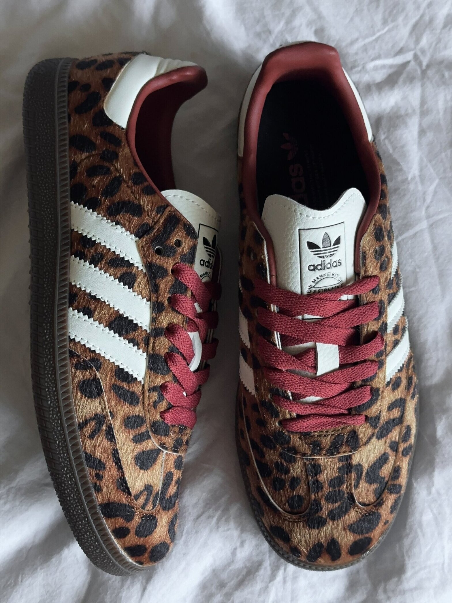 Adidas Samba OG Preloved Red Leopard