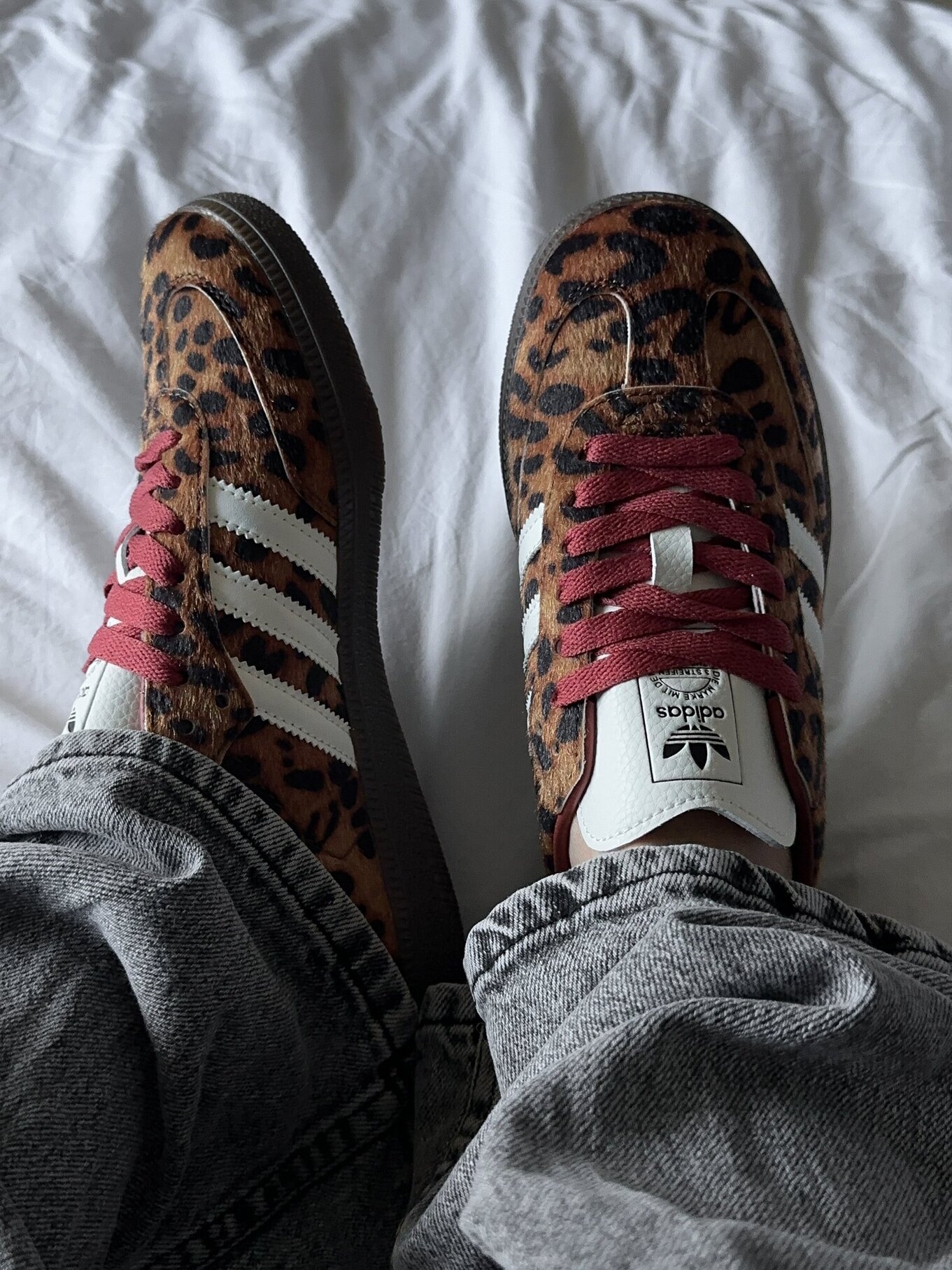 Adidas Samba OG Preloved Red Leopard