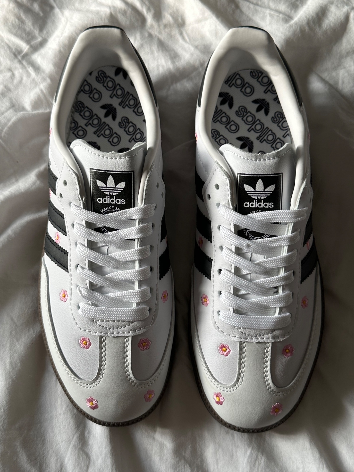 Adidas Samba OG Embroidered Floral White