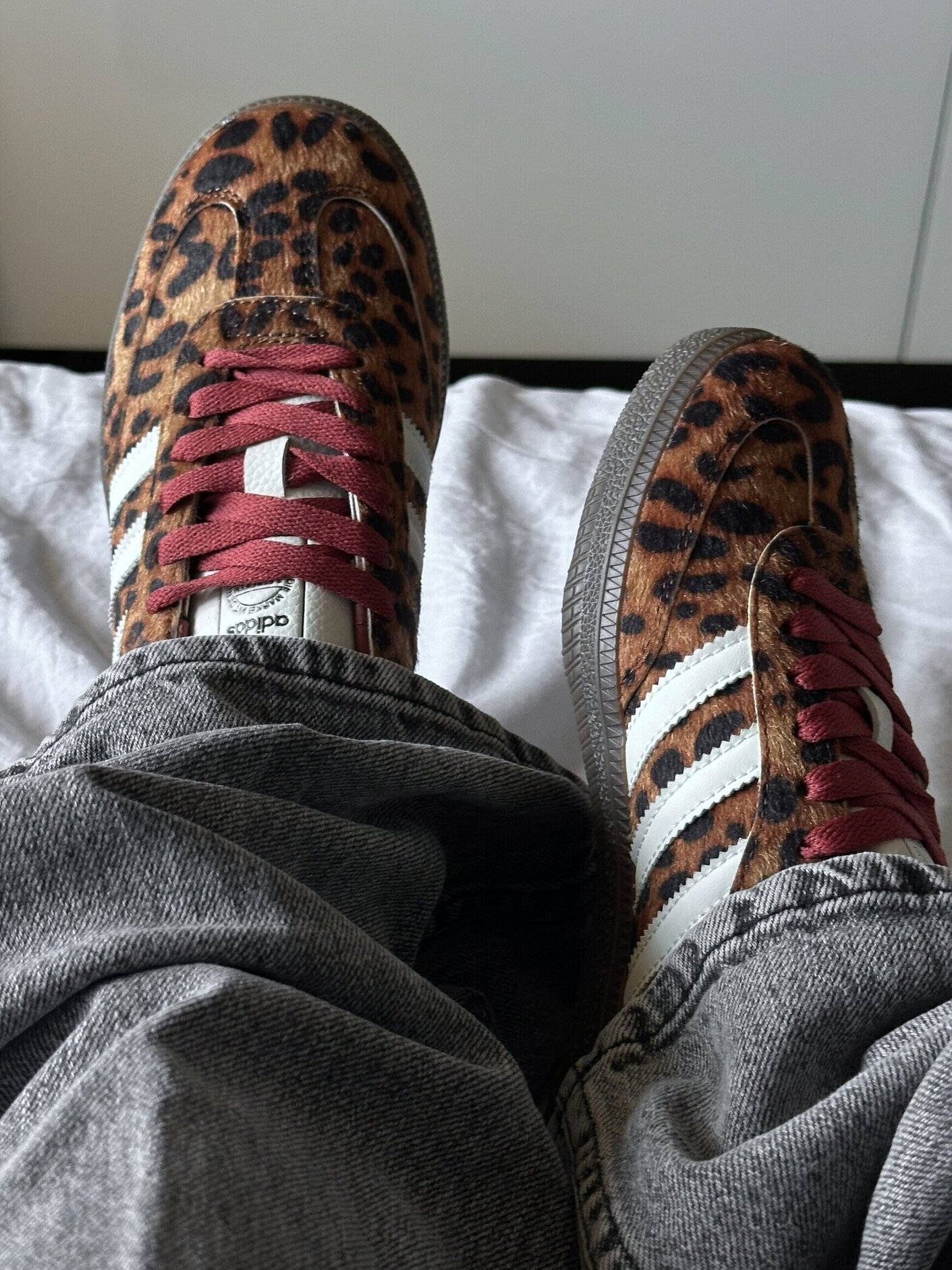 Adidas Samba OG Preloved Red Leopard