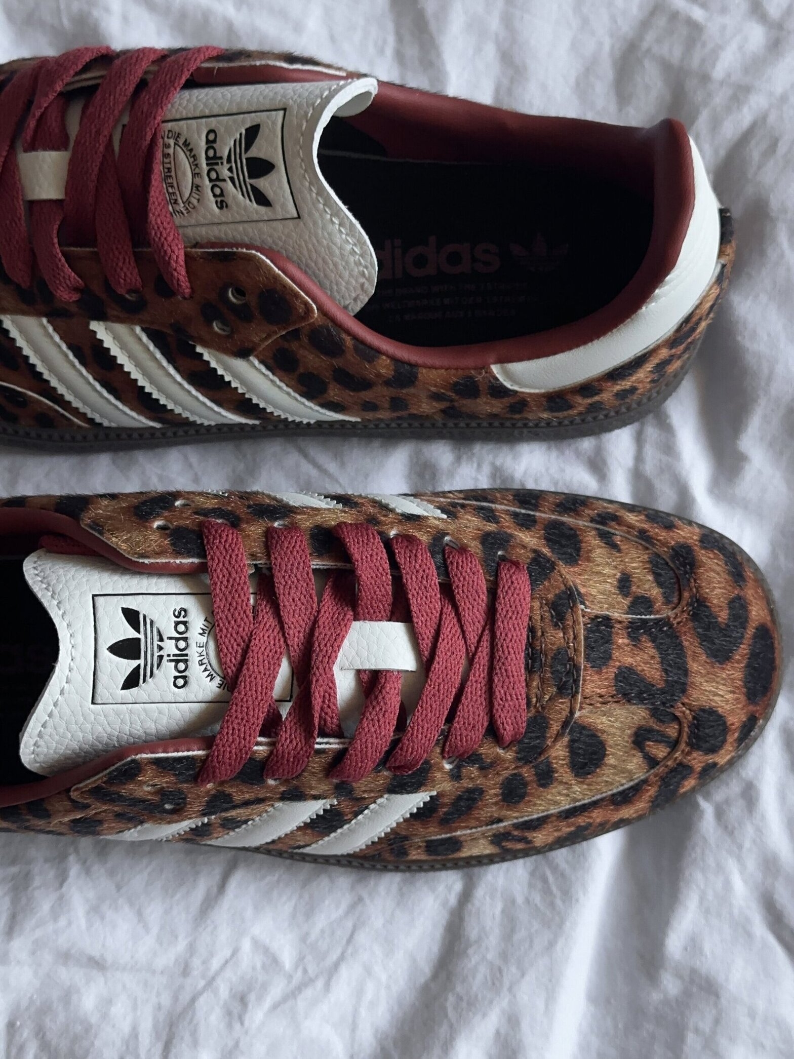 Adidas Samba OG Preloved Red Leopard