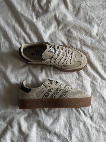 Adidas "Sambae Cream White Leopard" WMNS