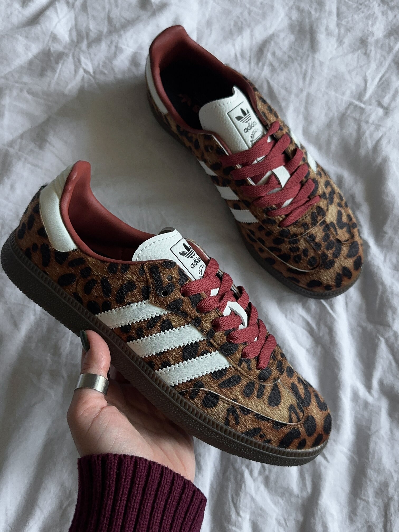 Adidas Samba OG Preloved Red Leopard