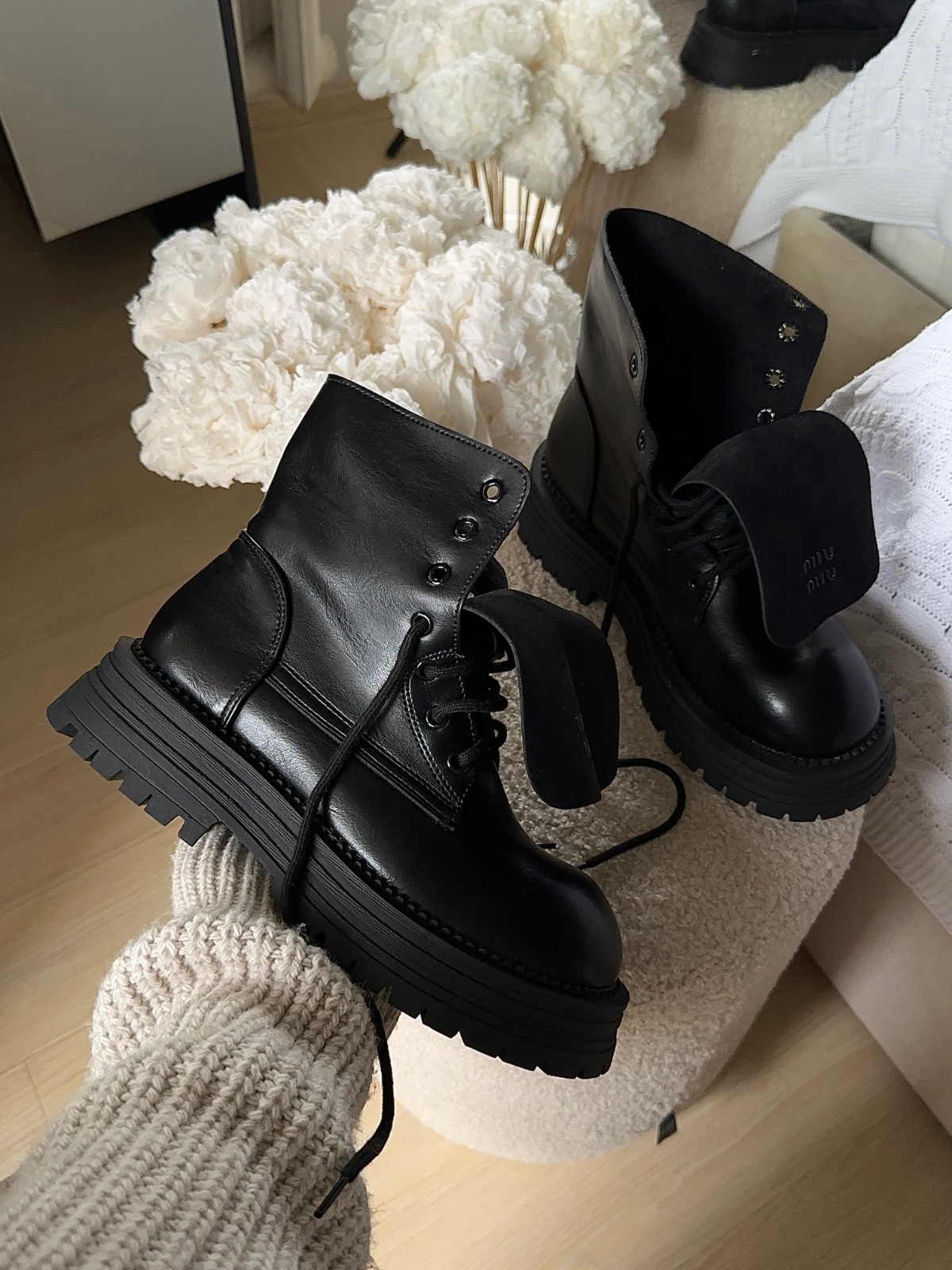 Ботинки Miu Miu